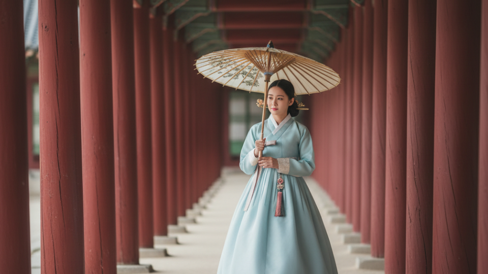 Ilustrasi putri Korea (Gemini AI)